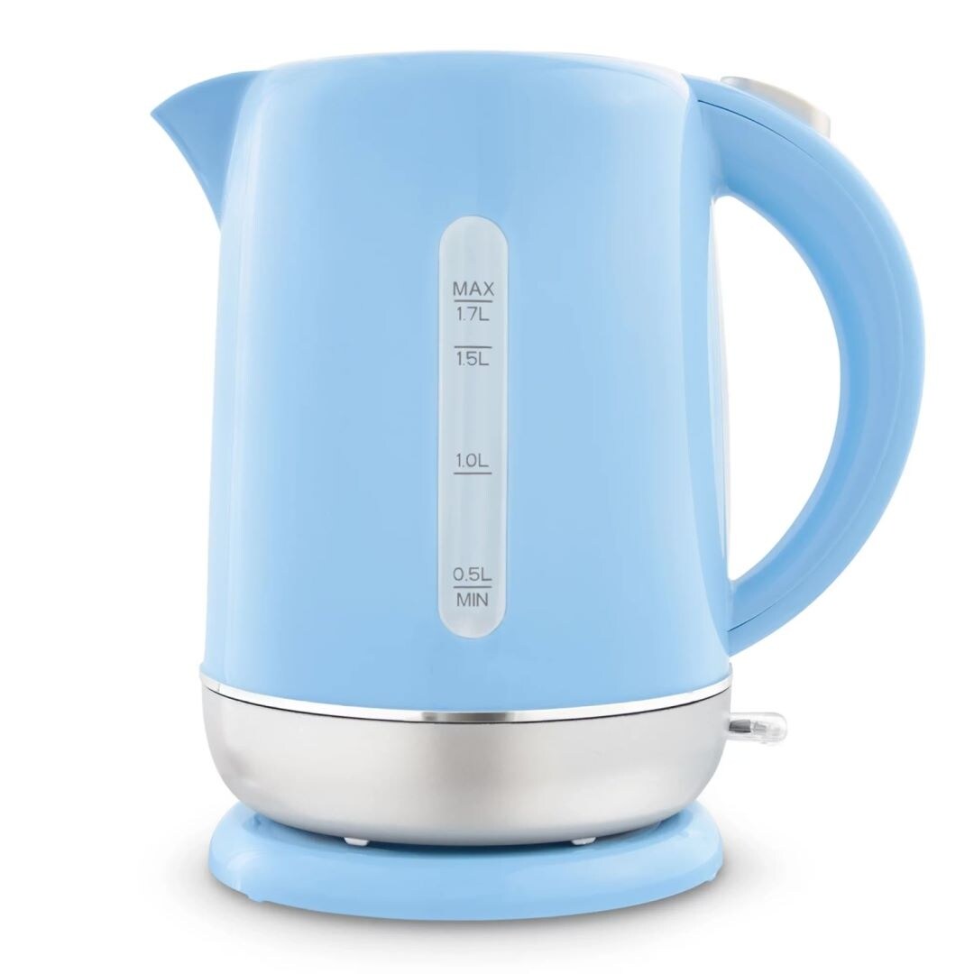 1.7 Liter Electric Kettle Water Heater with Rapid Boil Bed